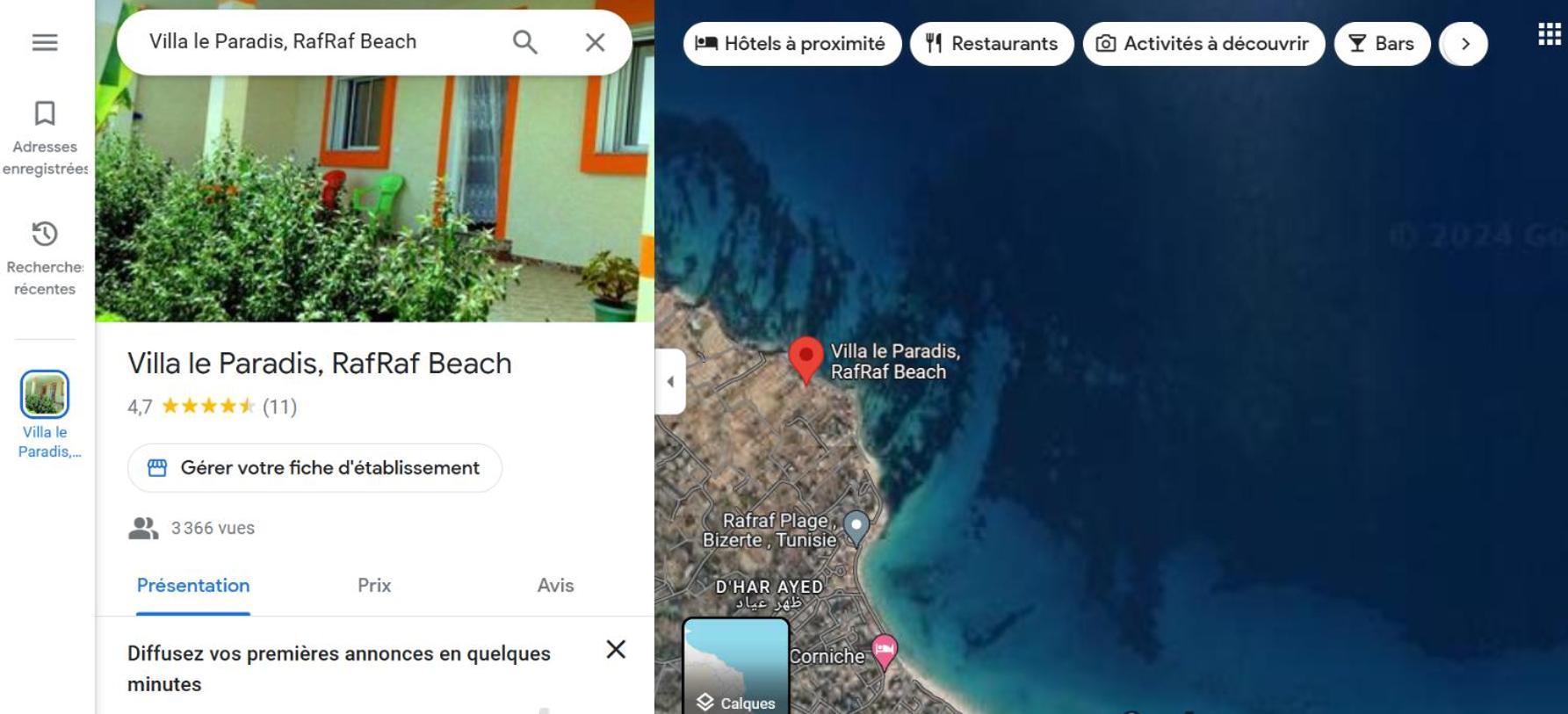 Villa Rafraf Plage Le Pardis Bagian luar foto